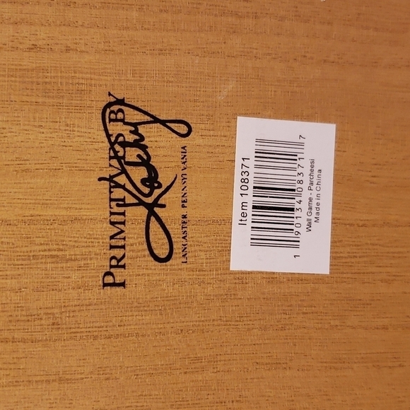 PRIMITIVES by Kathy Wall Game Parcheesi 16" x16" x 1" Board Game Wood - Picture 5 of 11